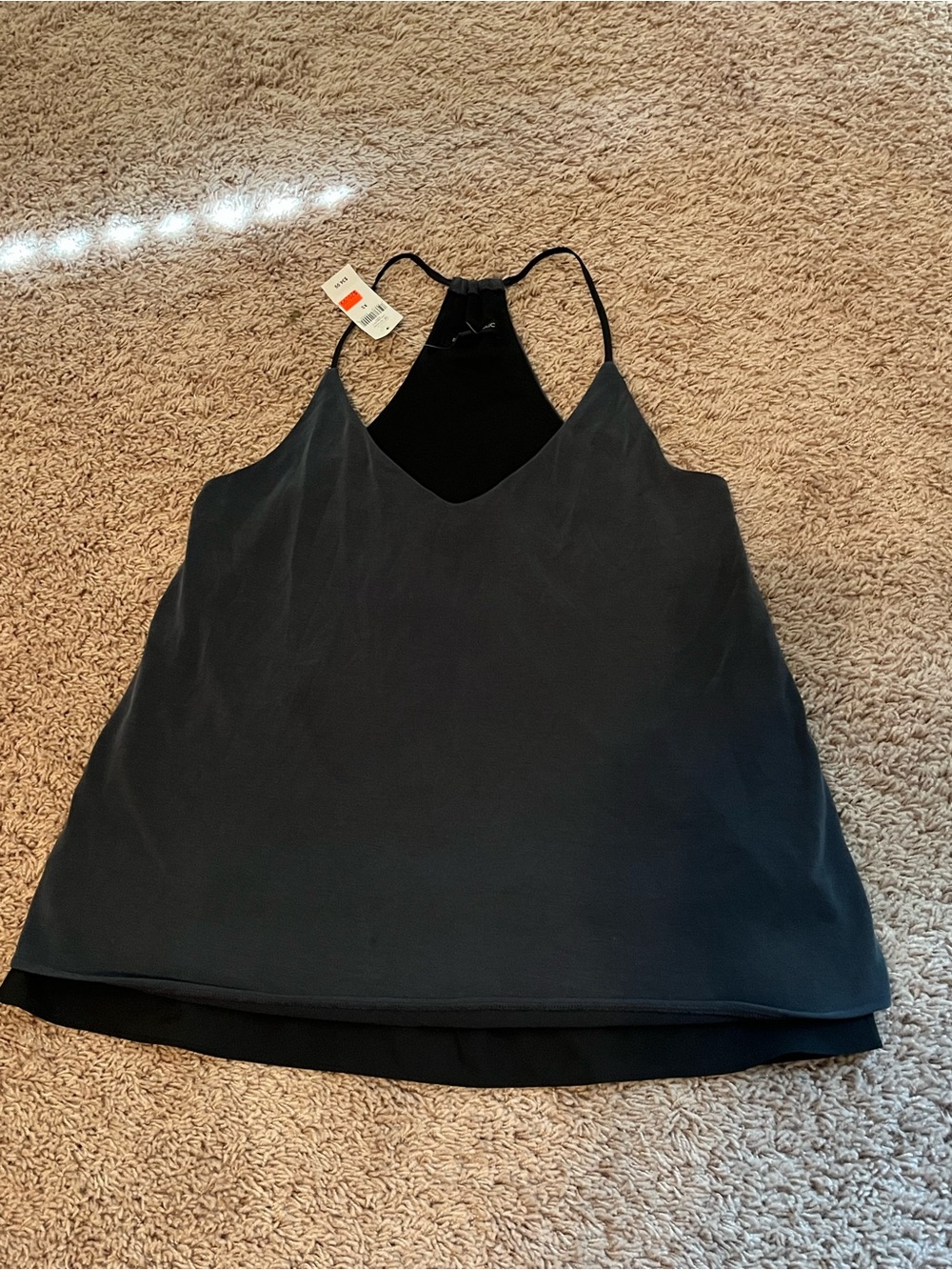 Banana Republic Black V-Neck Racerback Camisole